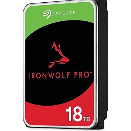 SEAGATE 18TB ST18000NT001 IRONWOLF PRO 3.5" SATA 3 7200RPM 256MB NAS HARDDISK
