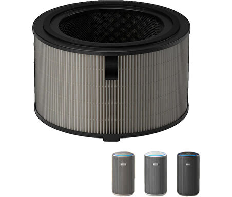 Purmed Philips 3200 Serisi AC3210, AC3220, AC3221  Uyumlu - FY3200/30 - 1 Adet Hepa + Karbon Filtre