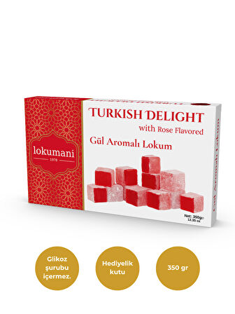 Gül Aromalı Lokum 350 Gr