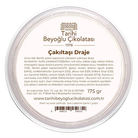 Çakıltaşı Draje 175 Gr