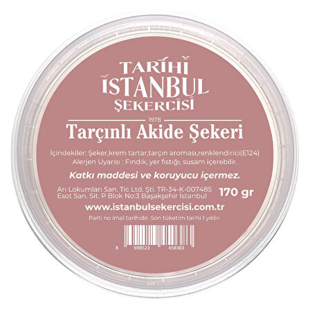 Tarçınlı Akide Şekeri 170 Gr