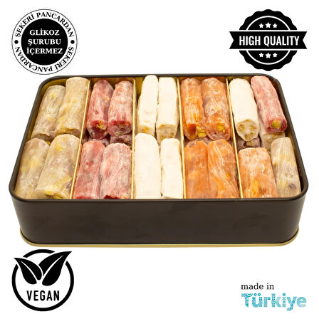 Karışık Antep Fıstıklı Parmak Lokum 820 Gr