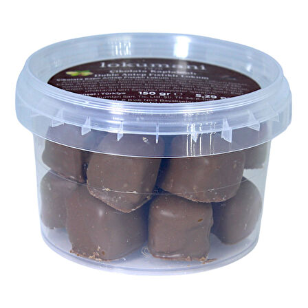 Çikolatalı Duble Antep Fıstıklı Lokum 150 Gr