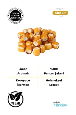 Limonlu Akide Şekeri 500 Gr