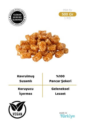 Susamlı Akide Şekeri 500 Gr