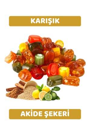 Karışık Akide Şekeri 1KG