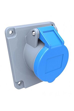 Bemis BC1-3403-2420 CEE IP44 3X32A 2P+E220V Norm 45 Derece Eğik Makine Priz