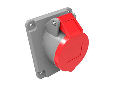 Bemis CEE Norm 5X16A 380V IP44 45 Derece Eğik Makina Prizi