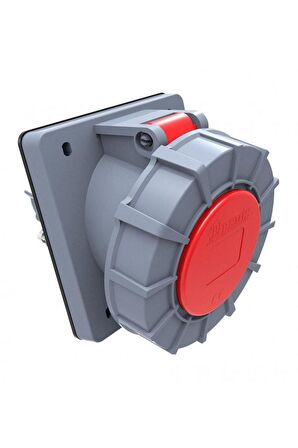 Bemis BC1-3505-7420 3P+E+N 380V IP67 CEE Norm 45 Derece Eğik Makine Prizi