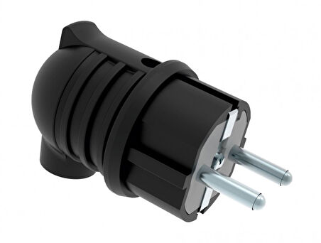 Bemis 1X16A 220V Kauçuk Eğik Fiş