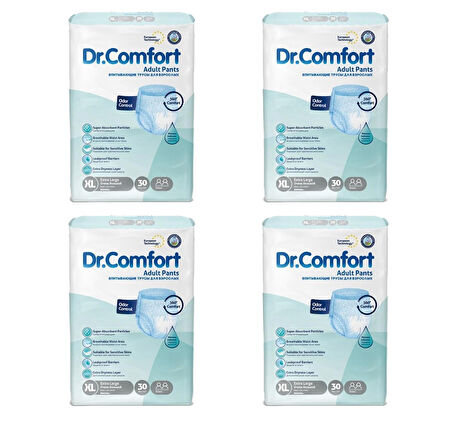 Dr.Comfort Emici Külot XLarge (Ekstra Büyük) Boy 120 Adet