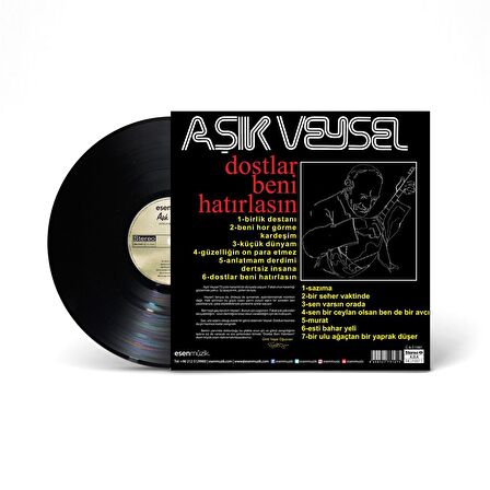 Aşık Veysel - Dostlar Beni Hatırlasın  (Plak)  