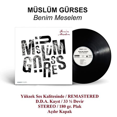 Müslüm Gürses - Benim Meselem  (Plak)  