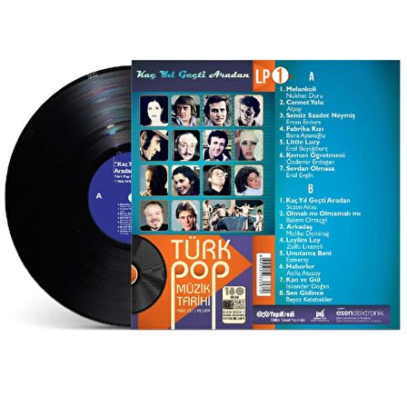 Türk Pop Müzik Tarihi 1960-70'li Yıllar Karışık LP Plak