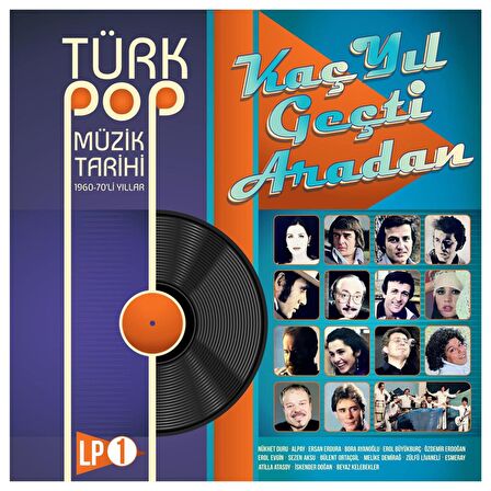 Türk Pop Müzik Tarihi 1960-70'li Yıllar Karışık LP Plak