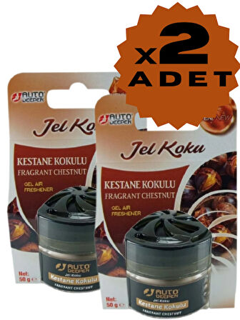 2Lİ KESTANE Oto Jel Koku Araba Kokusu Oda Kokusu Oda Wc Banyo Ayakkabılık