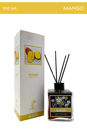 Mango Reed Diffuser - Tropikal Esinti: Bambu Çubuklu Oda Kokusu 100 ML