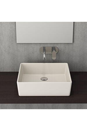 Milano 50 Cm Çanak Lavabo Parlak Bisküvi 1215-014-0125