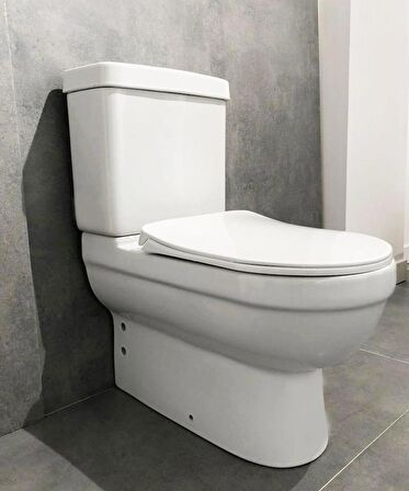Creavit Vitroya Duvara Dayalı Klozet Seti - 4 Parça CRV.SET0004.009