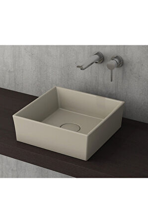 Vessel Tezgah Üstü Lavabo 38x38 Cm Kaşmir 1173-011-0125