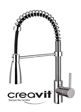 Creavit Mf9910L SİPİRALLİ Evye Mutfak Bataryası **SÜPER KALİTE**