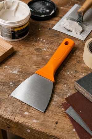 Paslanmaz Çelik Spatula 100 mm Boya Kazıma Macun Çekme Alçı ve Silikon Temizleme Malası