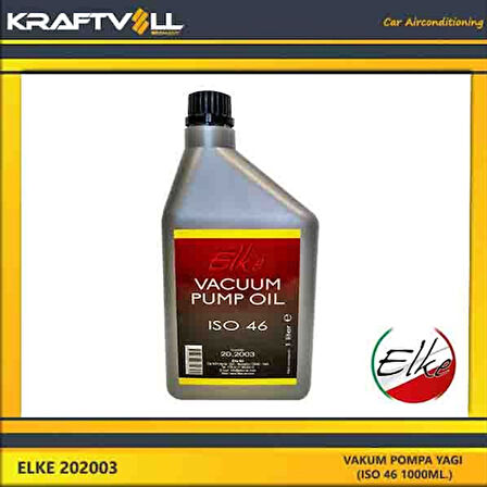 Yag & Antıfırız Vakum Pompa Yagı (iso 46 1lt.)(italyan Elke) - Elke 202003