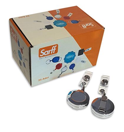 SARFF YUVARLAK KANCALI METAL YOYO (25 ADET)