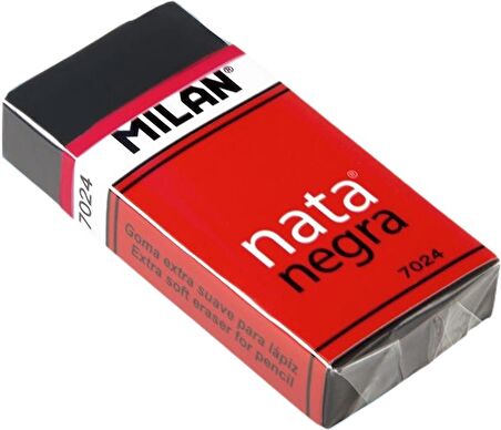 MILAN NATA NEGRA 7024CF SİLGİ BLİSTER - 3LÜ