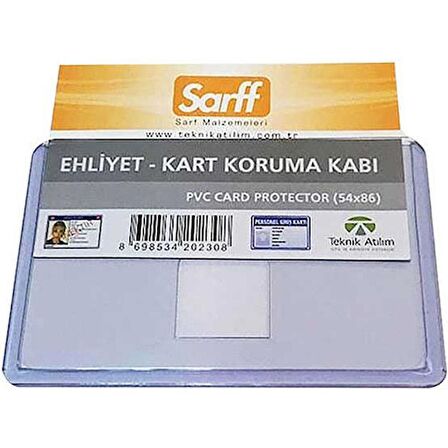 A-031V Pvc Lüx Ehliyet Kabı 100AD 85X55MM (Dikey)