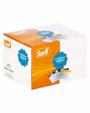 SARFF 9.5X7.5CM SARI KART POŞETİ - 100ADET