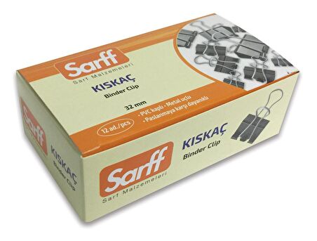 SARFF 32MM KISKAÇ 12'Lİ KUTU