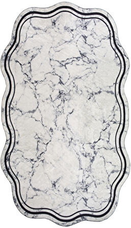 Vitaus Kaymaz Tabanlı Yıkanabilir Halı FGR-S406-80x200