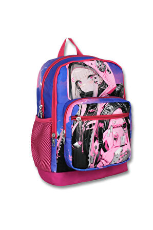 5111 PEMBE KIZ ANIME SIRT ÇANTASI