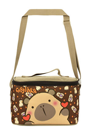 Erkek Çocuk Isı Yalıtımlı Beslenme Çantası - Kahverengi - 5210
