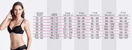 GRACE A Plus Siyah İpli Dantelli Sütyen