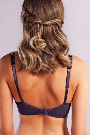 GISELLE A Plus Mor Dantelli Yarım Dolgulu Sütyen