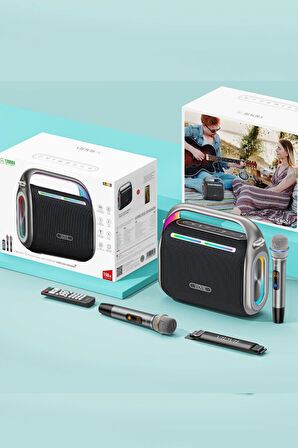 VIDVIE Xl-SP922 Şarjlı 2 Mikrofonlu 150W Bluetooth Hoparlör