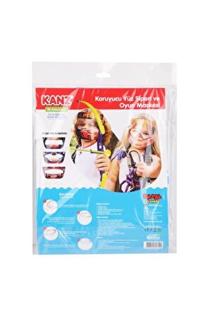 Koruyucu Yüz Siperi ve Oyun Maskesi Erkek