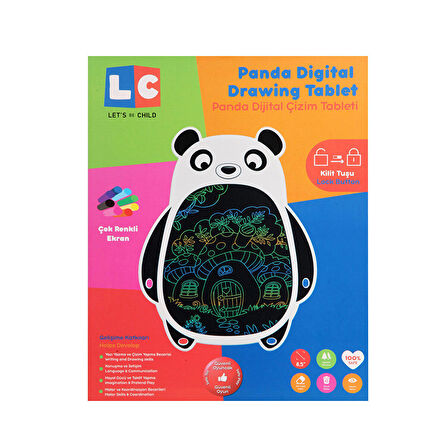 LET'S BE CHILD Dijital Panda Çizim Tableti 8,5