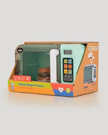 Dokunmatik Ekranlı Işıklı ve Sesli Oyuncak Mikrodalga Fırın - LC-30994