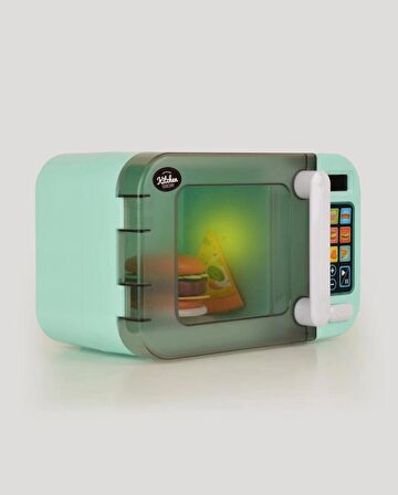 Dokunmatik Ekranlı Işıklı ve Sesli Oyuncak Mikrodalga Fırın - LC-30994