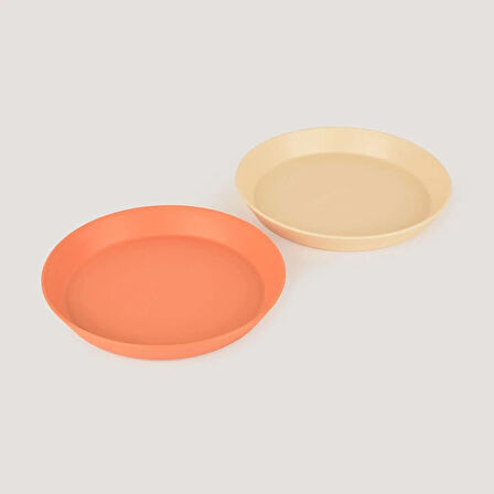 Let's Be Child LC Yuvarlak Tabak 2'li Peach - Vanillia