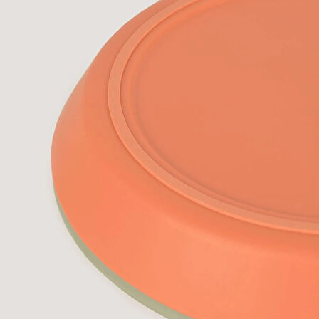 Let's Be Child LC Yuvarlak Tabak 2'li Sage Green - Peach