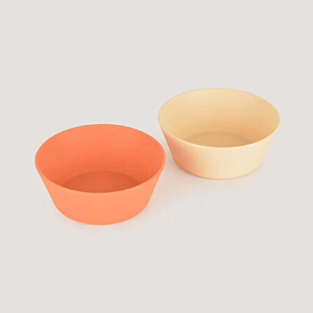 Let's Be Child LC Yuvarlak Kase 2'li Sage Green -  Peach