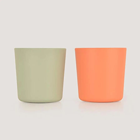 Let's Be Child LC  Mini Bardak 2'li Sage Green - Peach