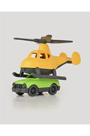 Lc Minik Taşıtlar Helikopter Ve Minik Araba- Sarı