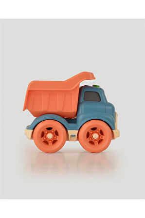 Turkuaz Sesli Ve Işıklı Minik Kamyon