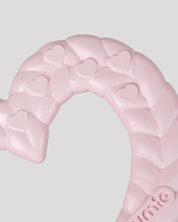  Kalp Diş Kaşıyıcı Pembe