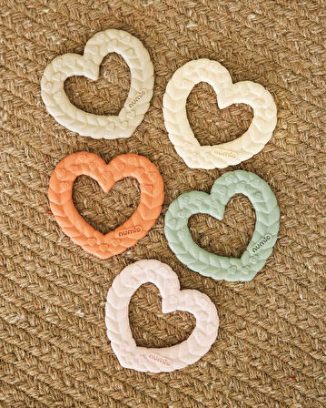  Kalp Diş Kaşıyıcı Pembe